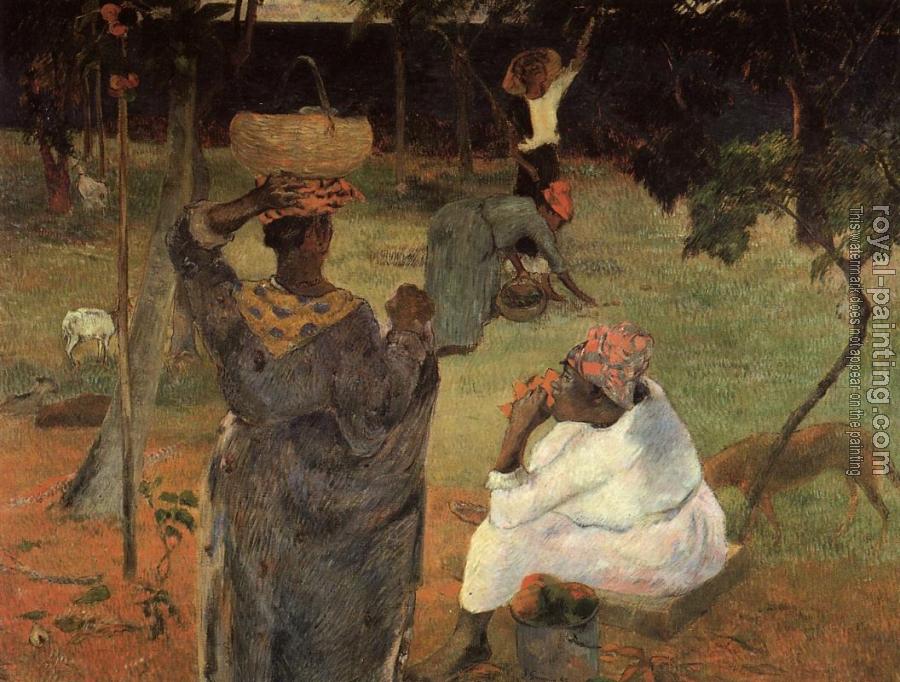 Paul Gauguin : Mango Pickers, Martinique
